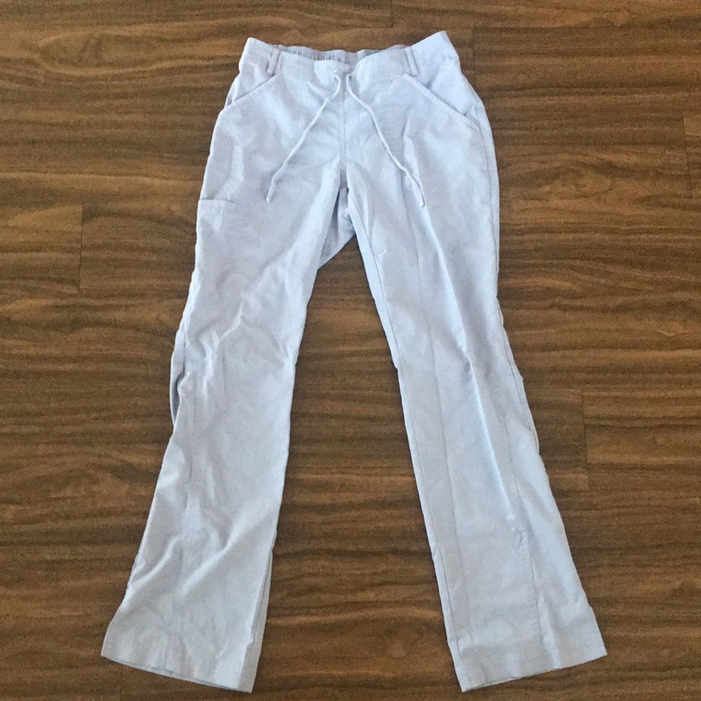 light purple scrub pants